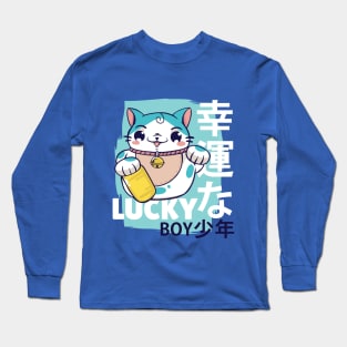 Lucky Boy Neko Long Sleeve T-Shirt